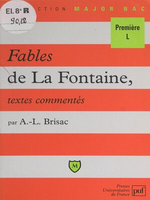 cover image of Fables de La Fontaine